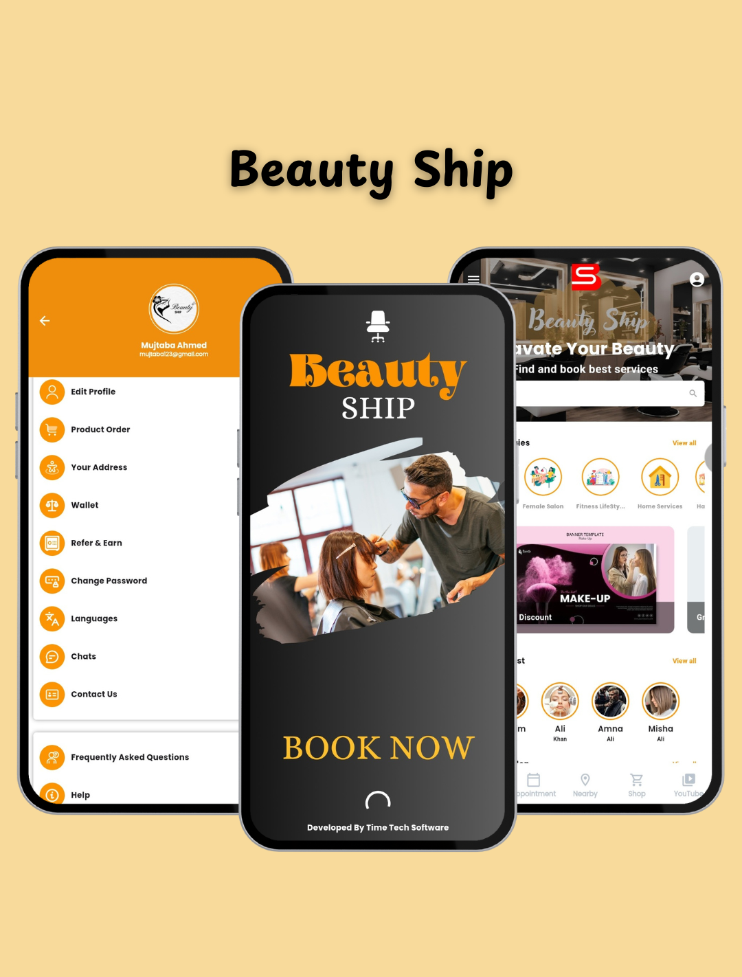 Beauty Ship Application