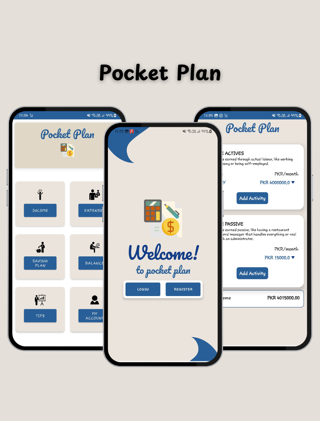 Pocket Plan Application